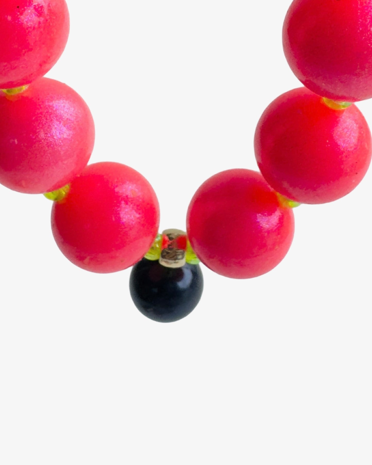 Bella bubblegum beaded bracelet