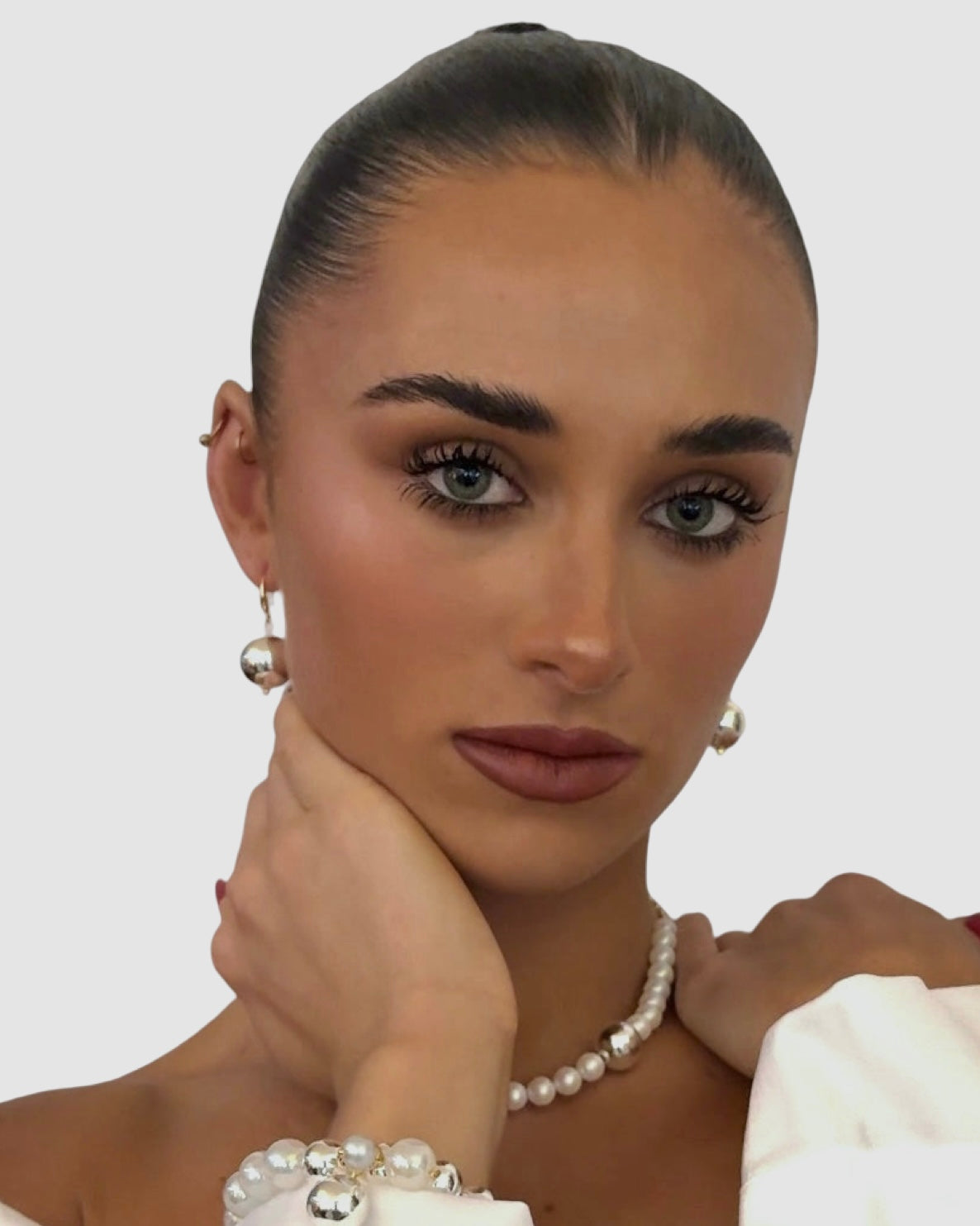 Moana silver drop earrings