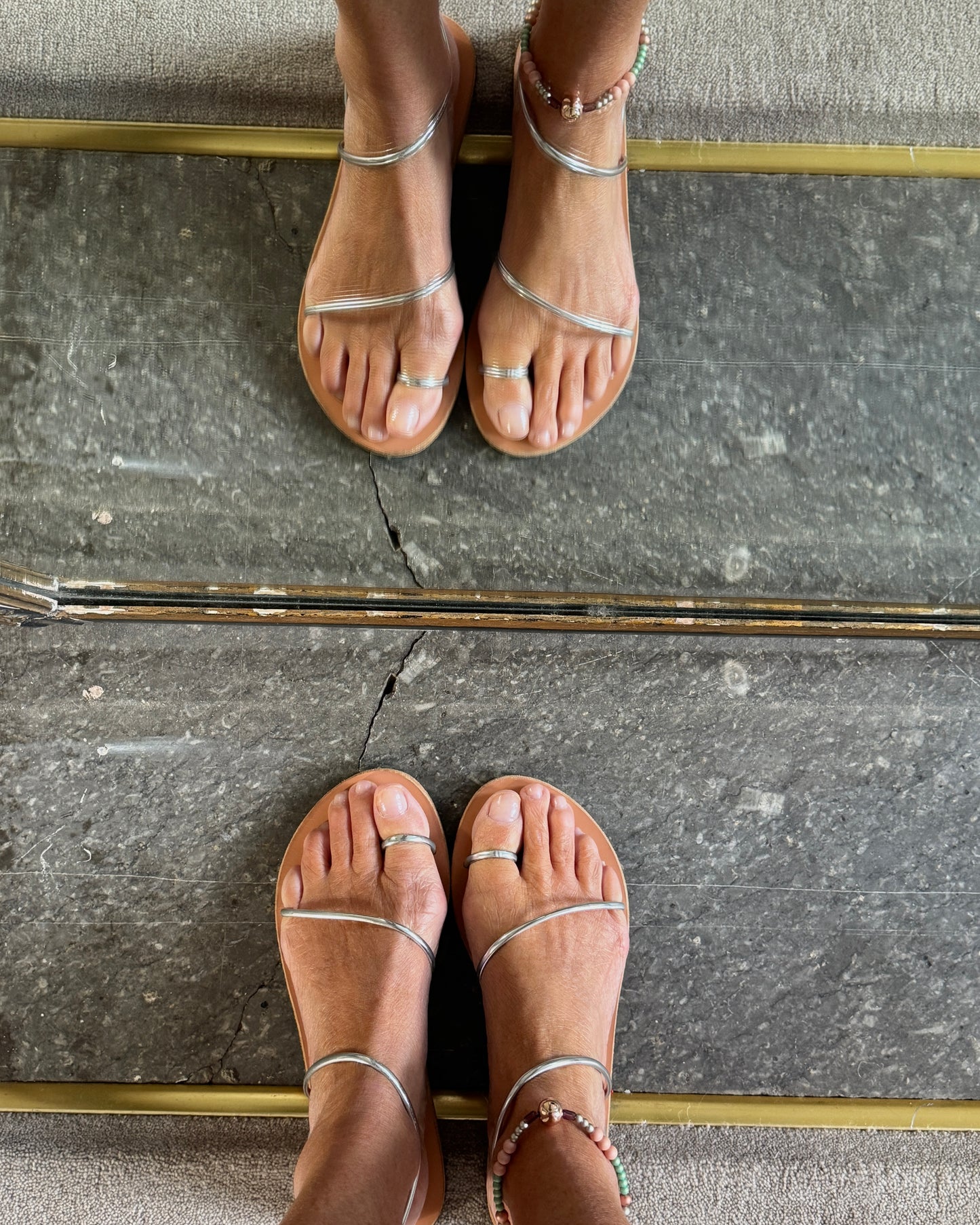 Betty boo gold crystal gold anklet