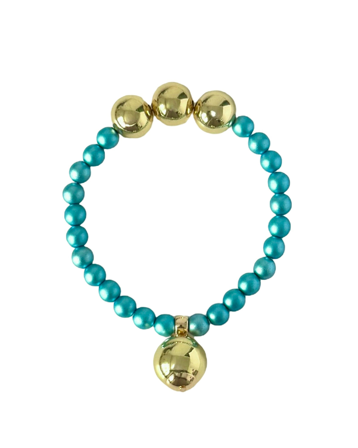 Betty boo petrol blue crystal bracelet