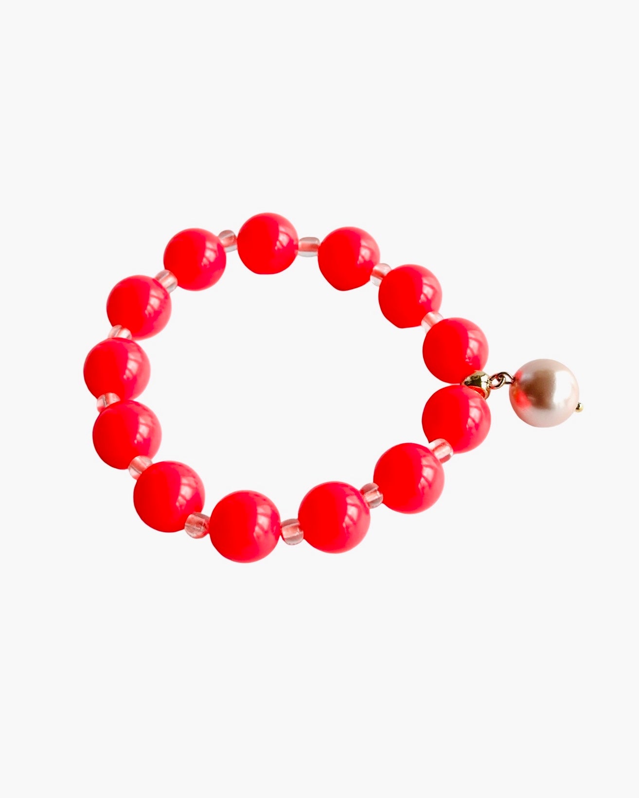 Birdy bracelet in neon Strawberry