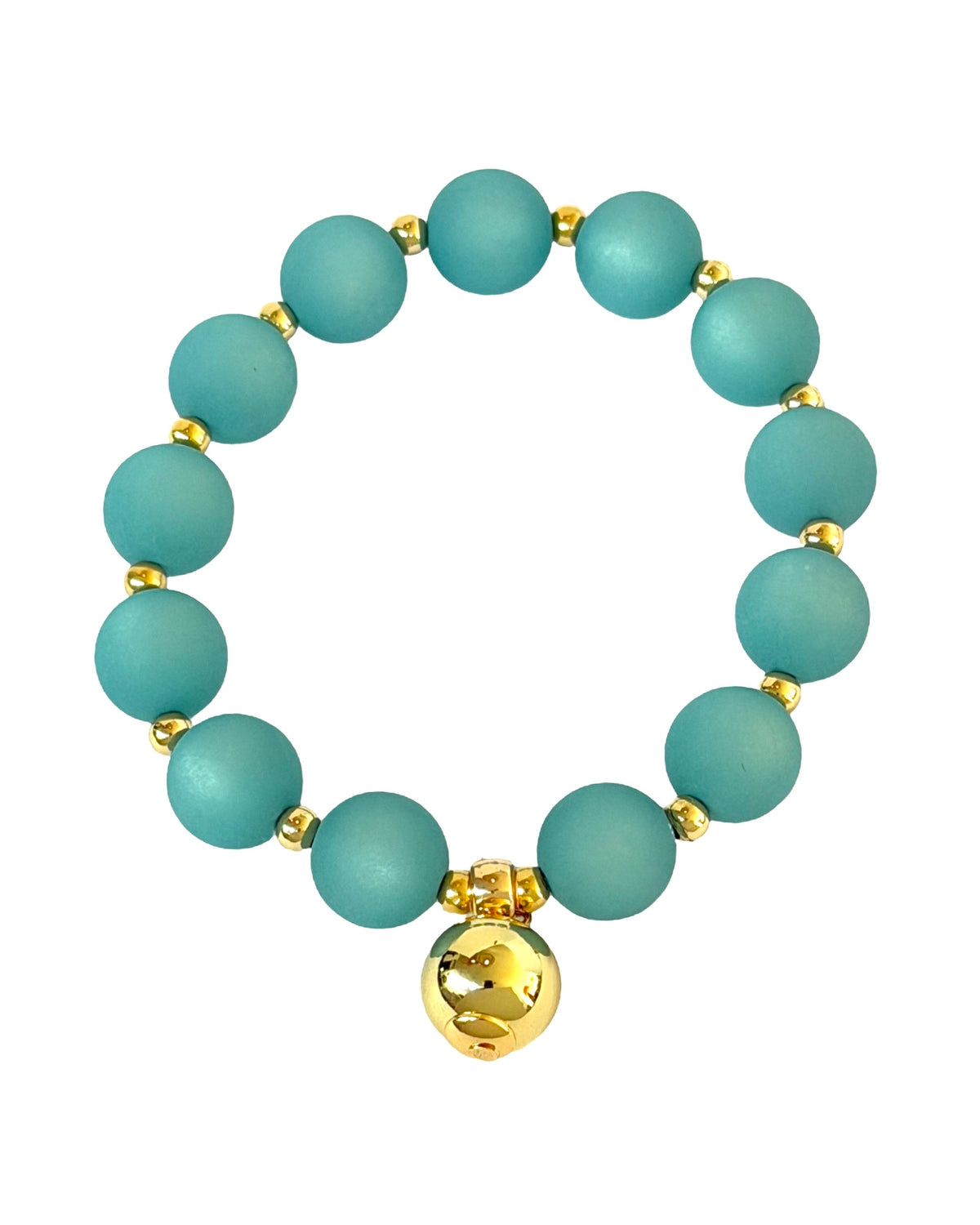 BEAU SEA GLASS + GOLD BRACELET