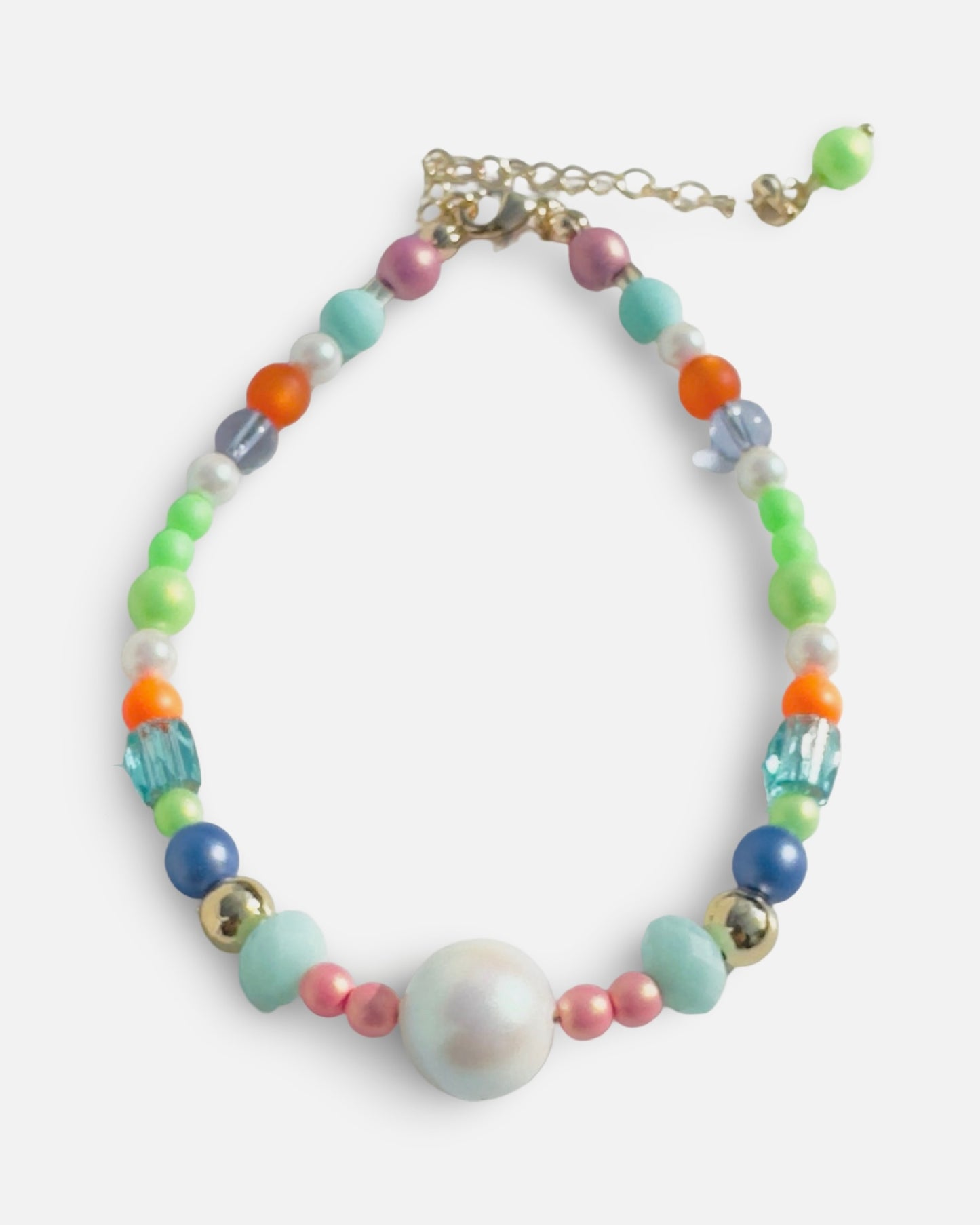 Pretty ballerina crystal anklet