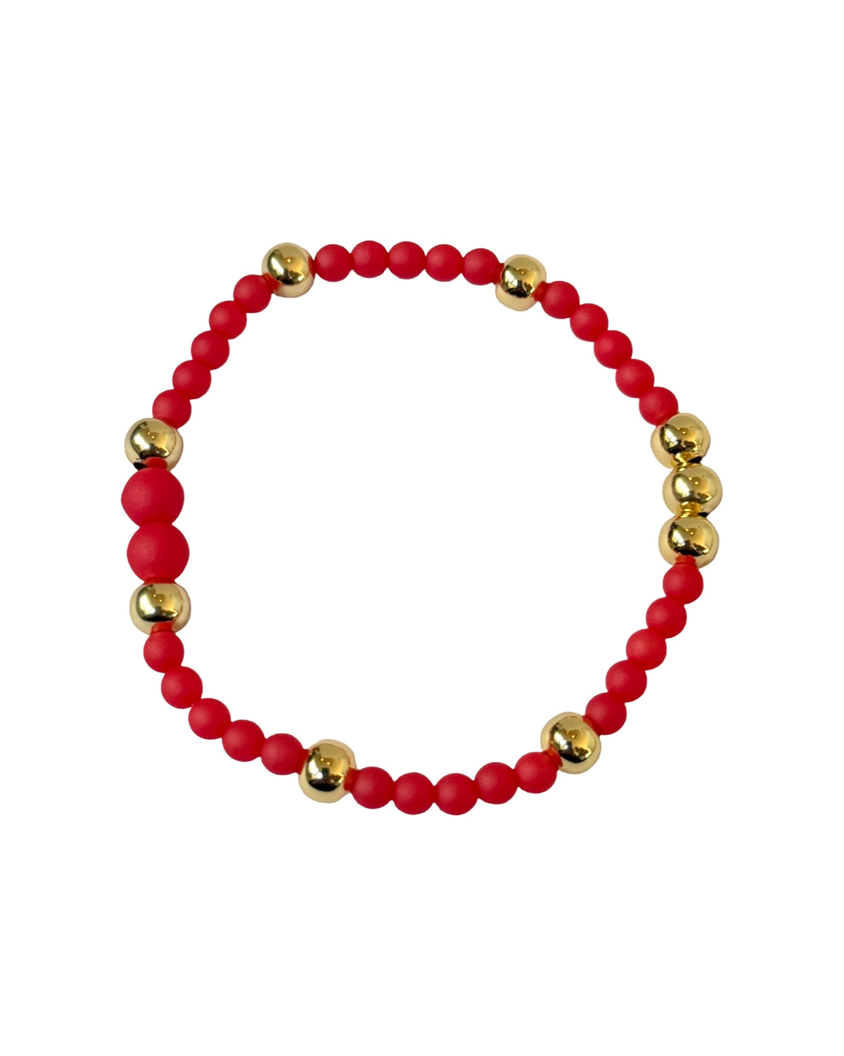 BABY LOVE TOMATO RED + GOLD BRACELET