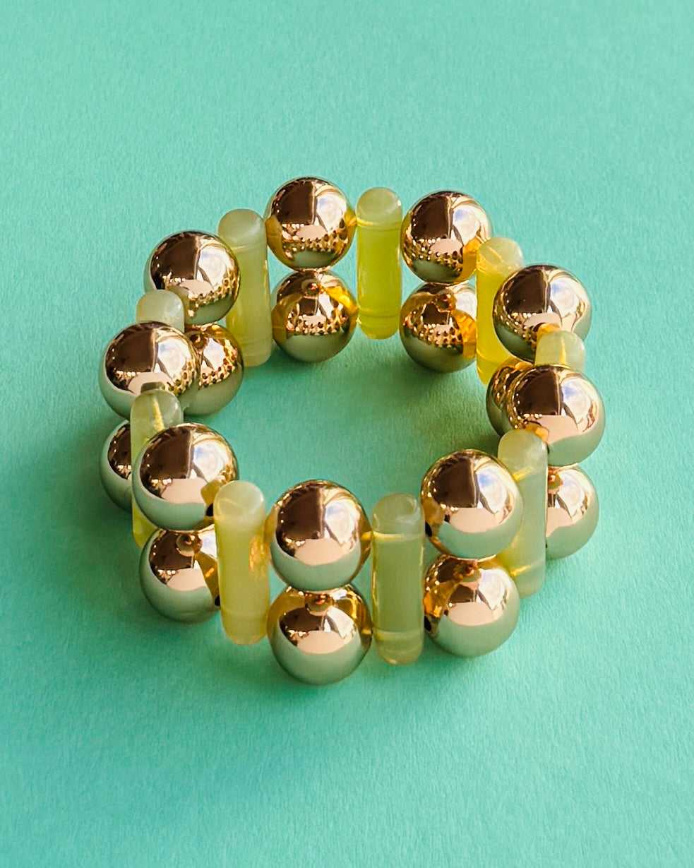 Double trouble rose gold bracelet