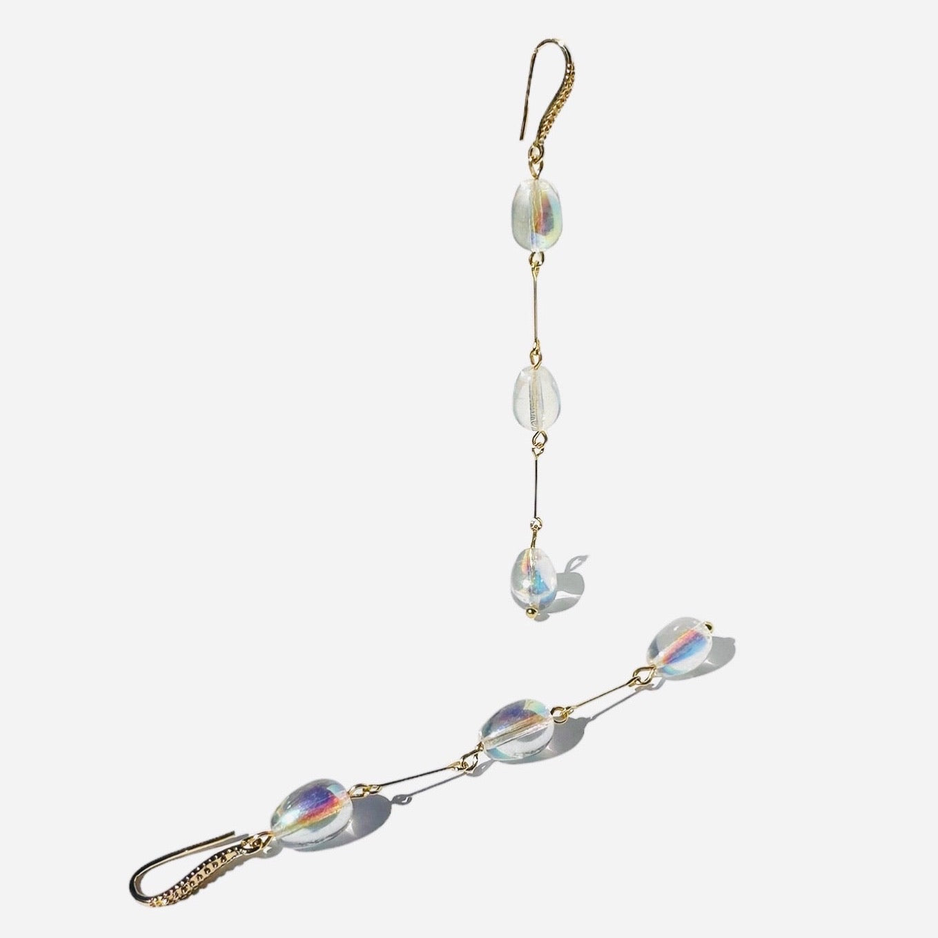 Crystal teardrop earrings