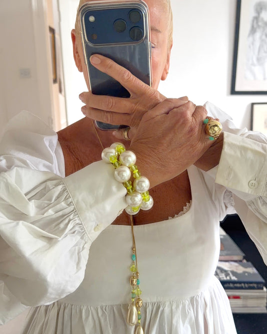 Honey honey limited edition Japanese vintage pearl bracelet