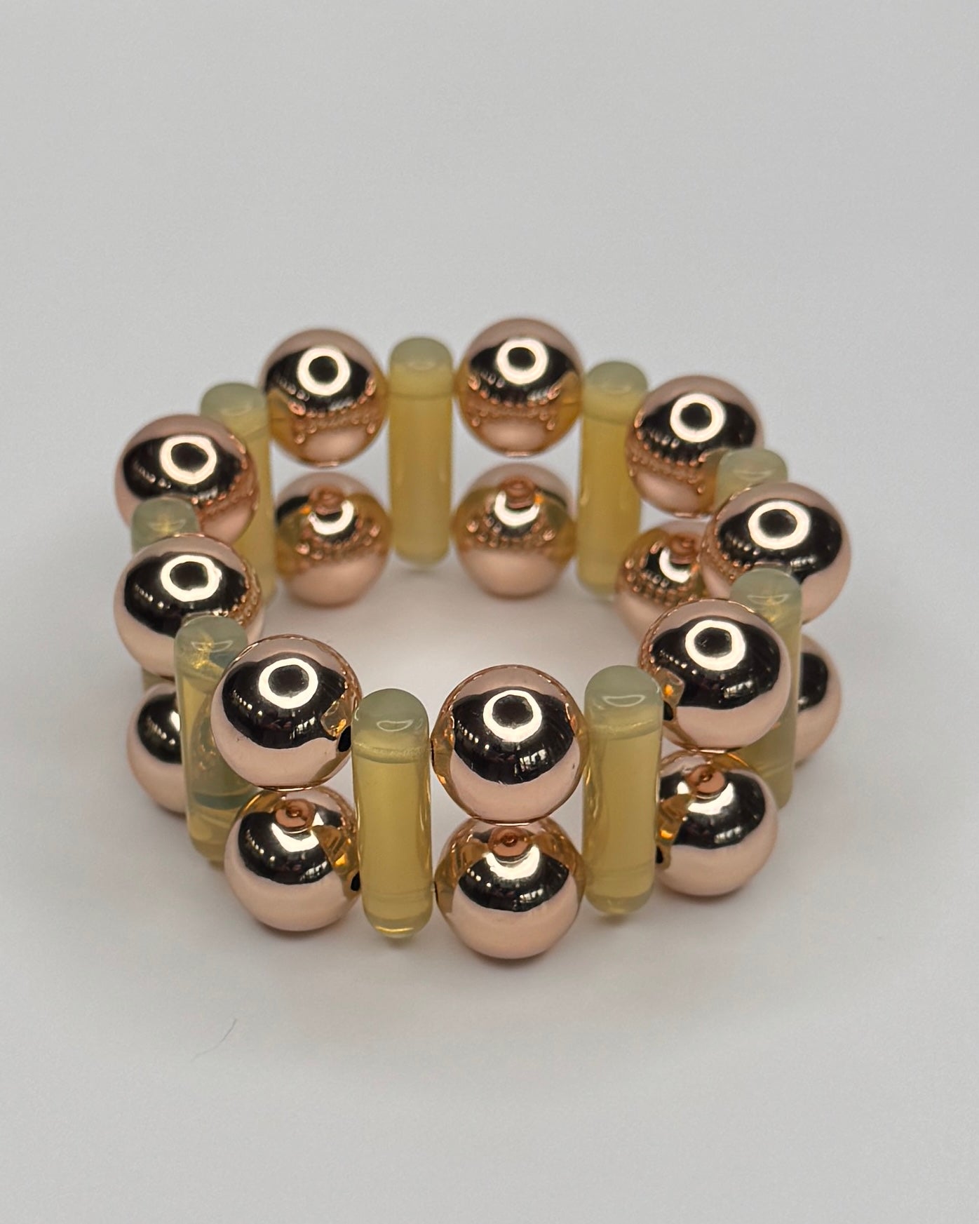 Double trouble rose gold bracelet