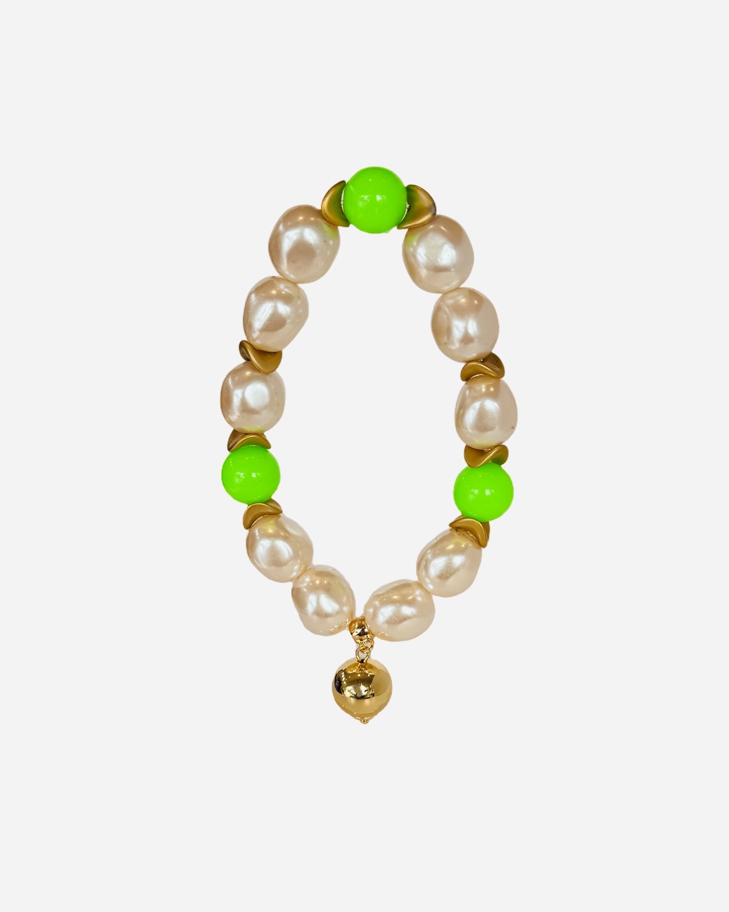 Pearly queen lime dream bracelet