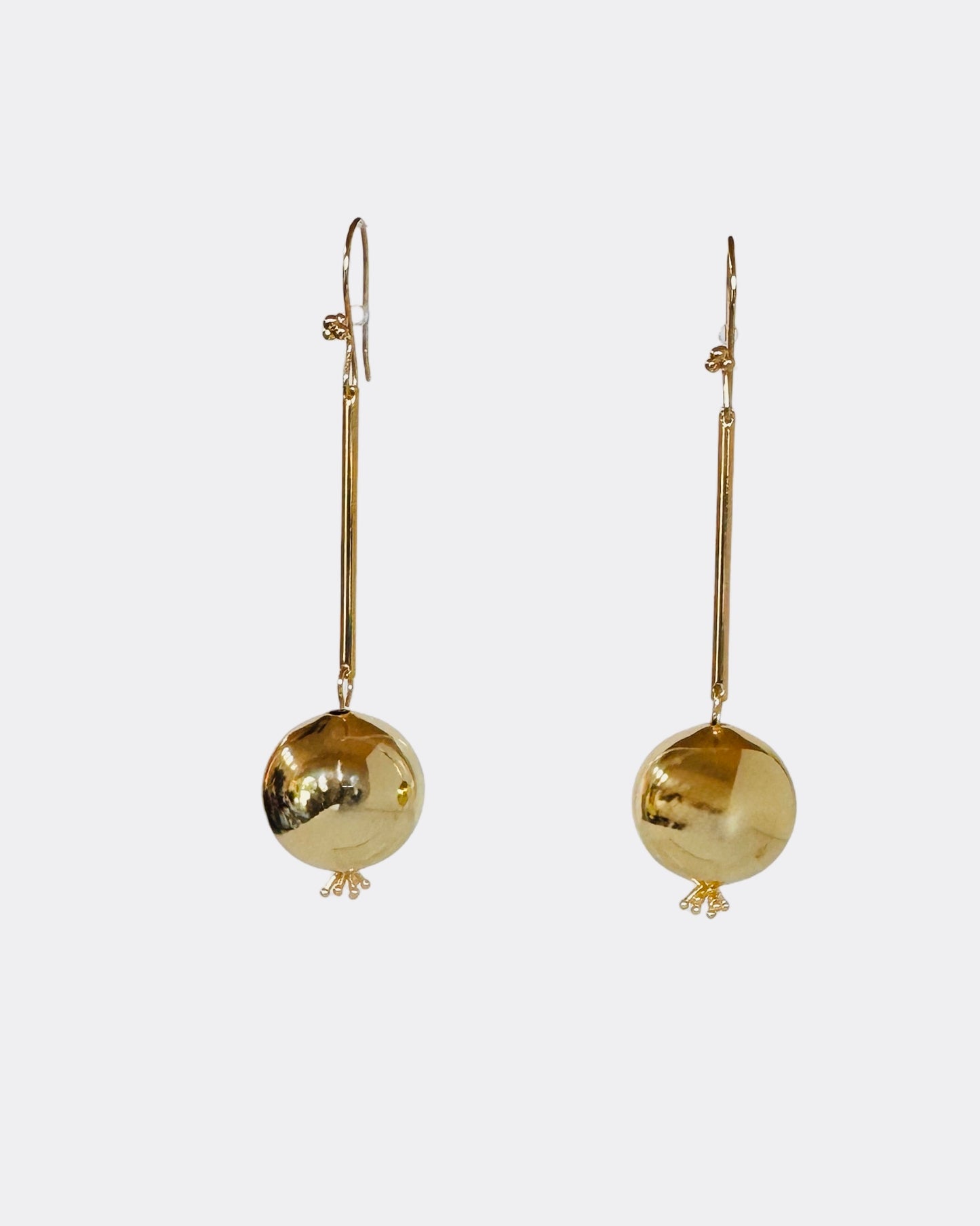 Goldie Long drop earrings