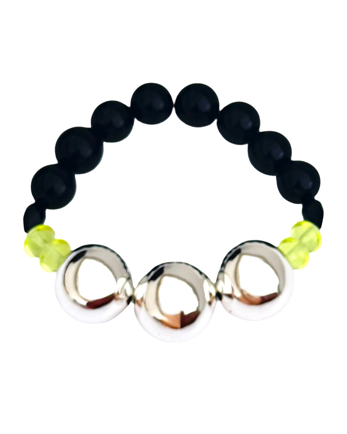Miss Bee Black & Neon Bracelet