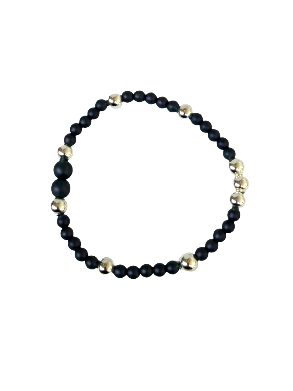 BABY LOVE MIDNIGHT + SILVER BRACELET