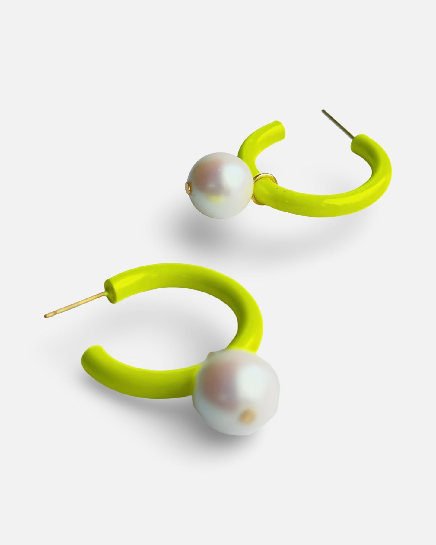 Lemon luxe glow hoops