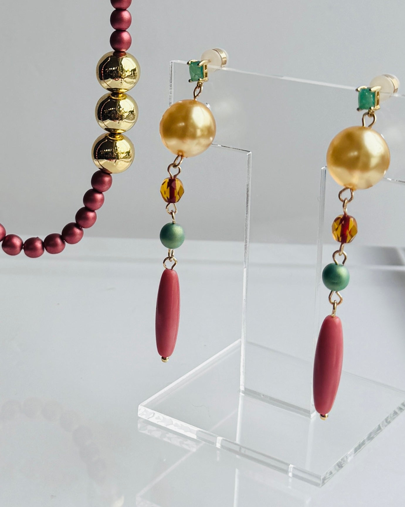 Juju glint doo crystal earrings