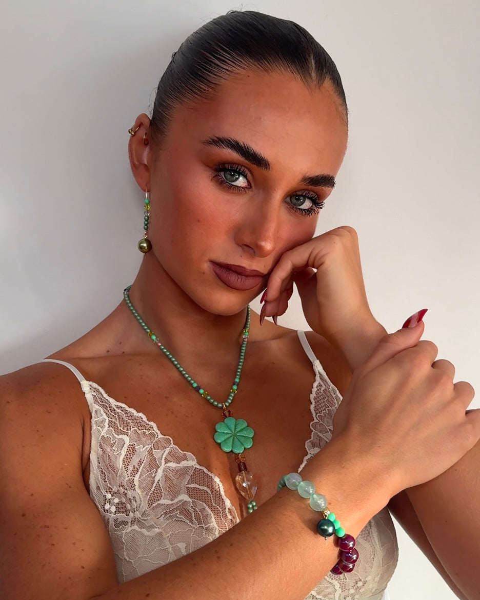 Pretty baby mint Melba bracelet