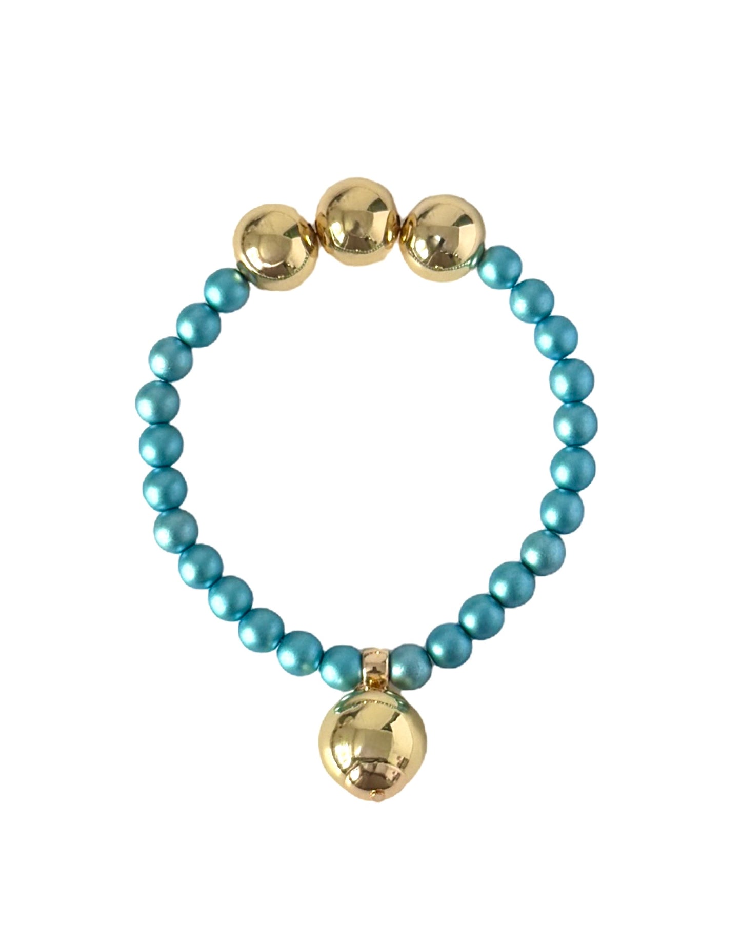 Betty boo petrol blue crystal bracelet