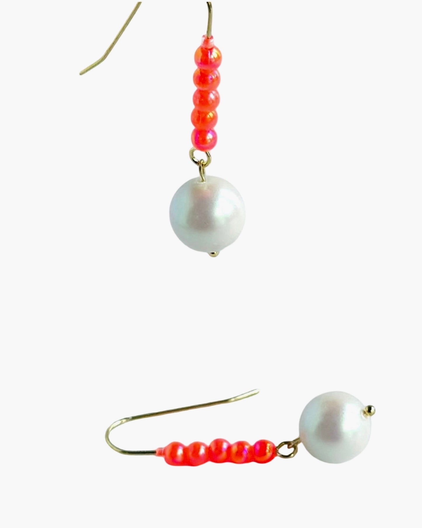 Ella strawberry neon drop earrings