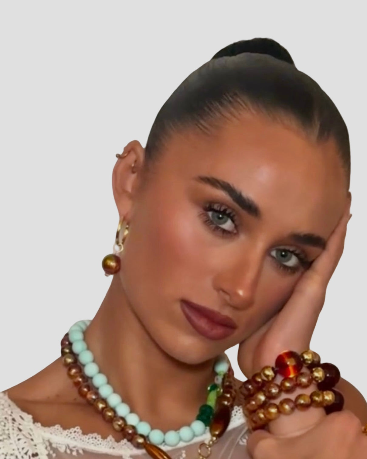 Neri Amber hoops