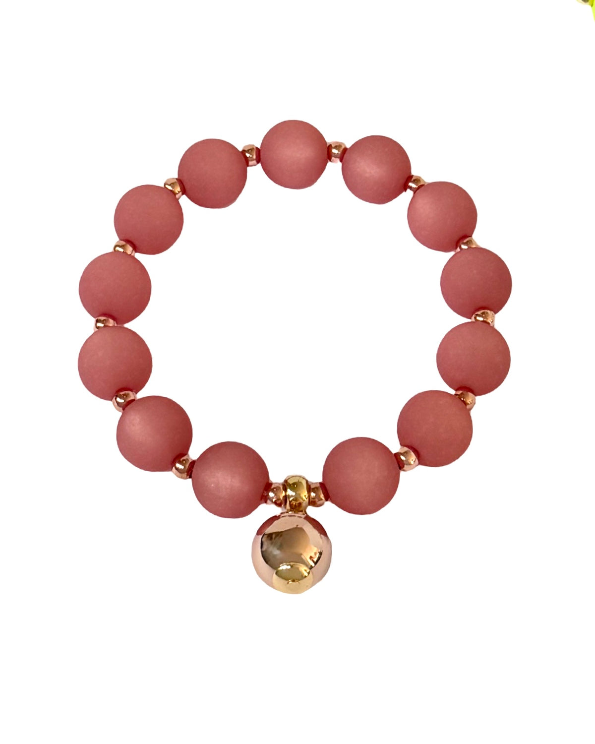 BEAU DUSTY ROSE + ROSE GOLD BRACELET