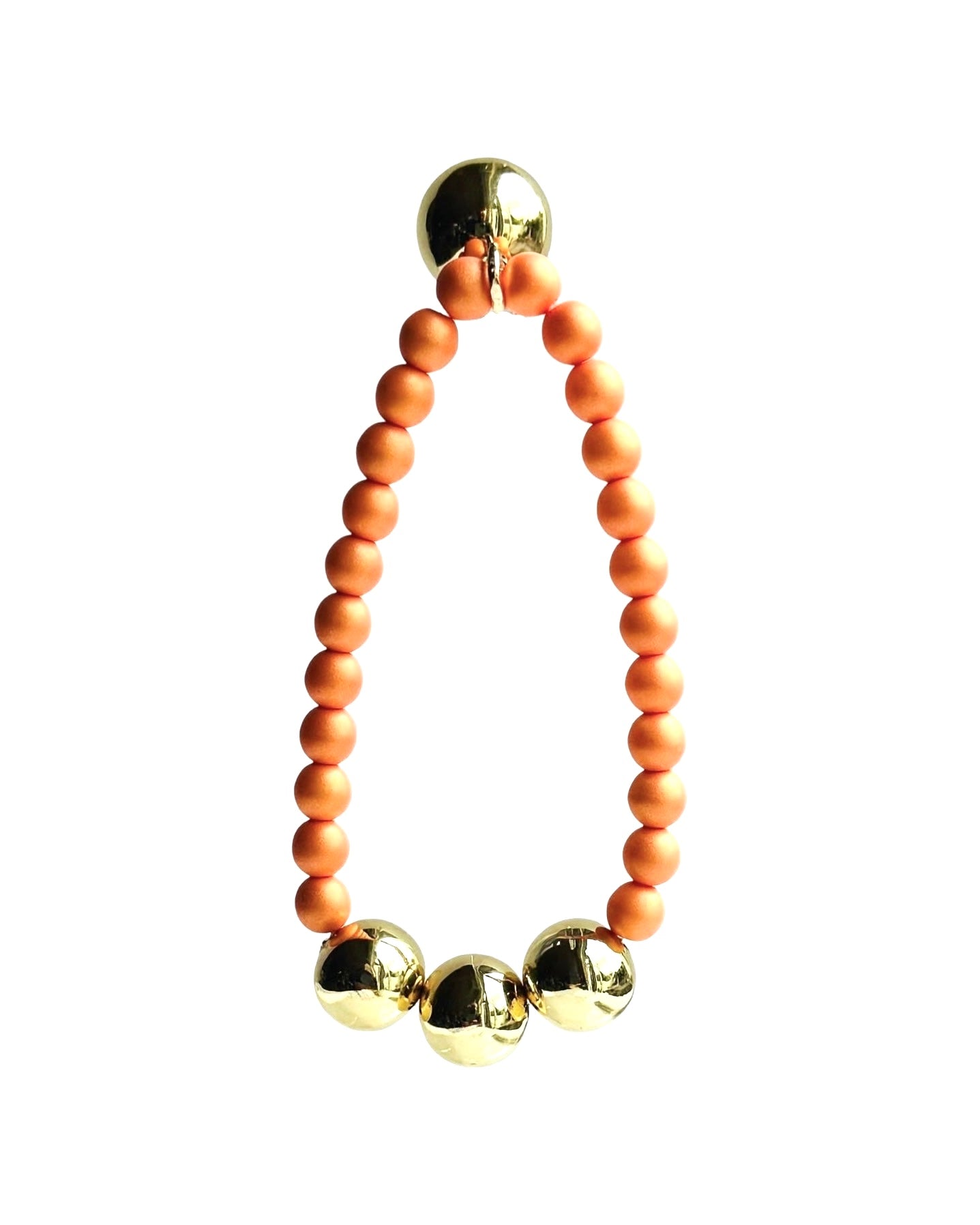 Betty boo tangerine iridescent crystal bracelet