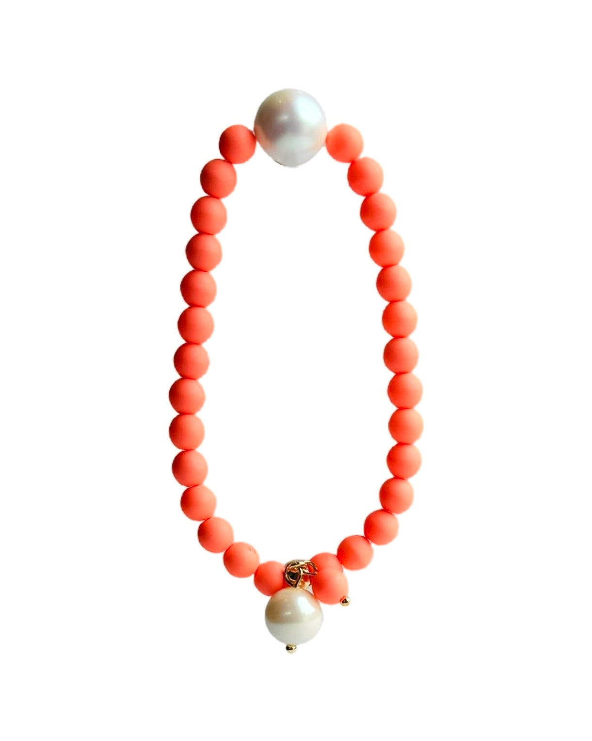 Lush lollipop peach crystal bracelet