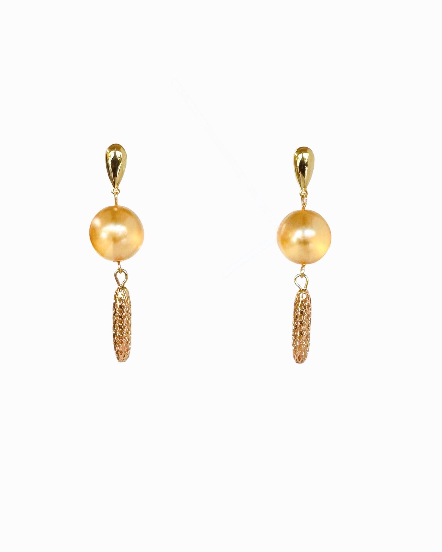 Julie jewel gold crystal drop earrings