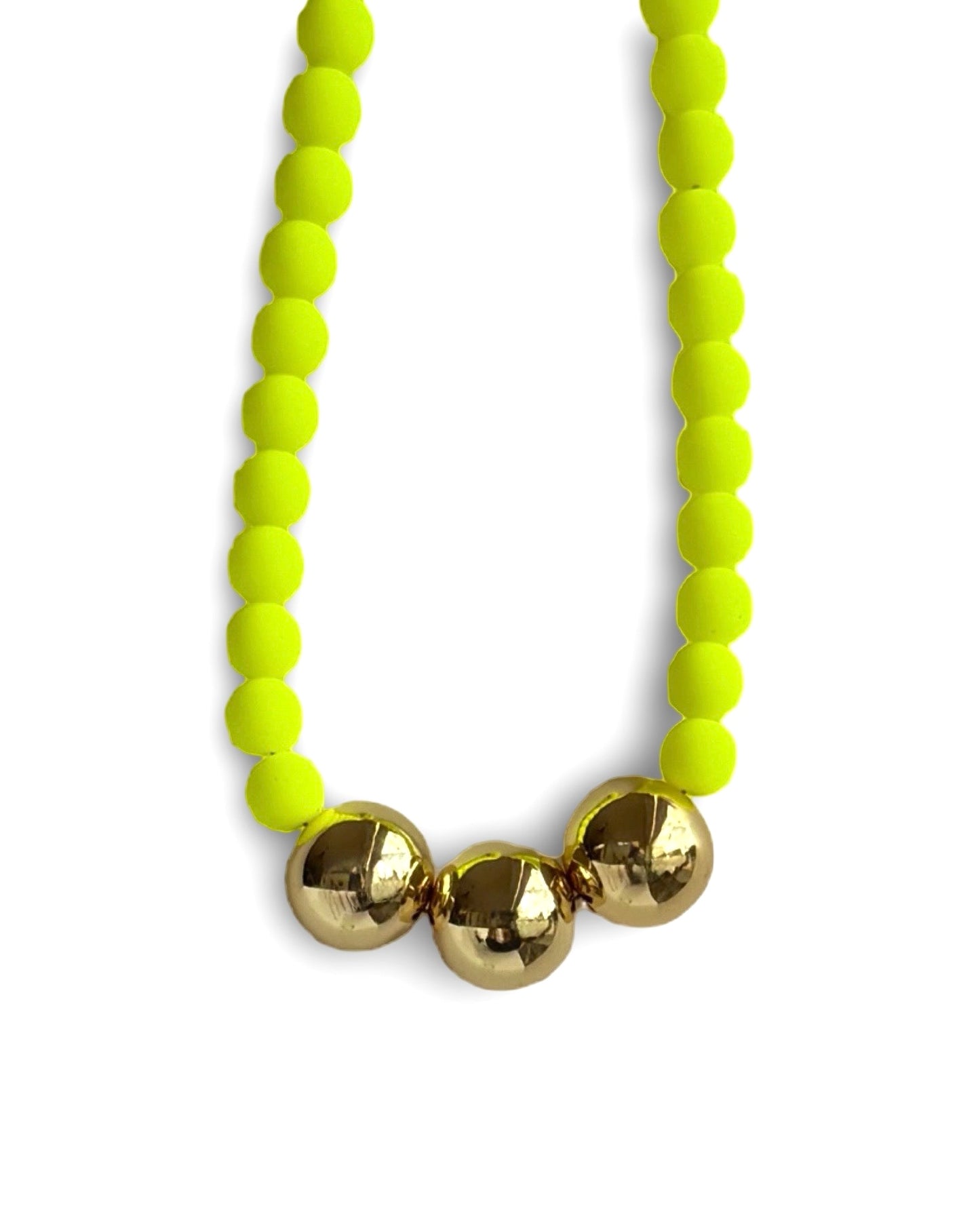 Betty boo neon yellow crystal anklet