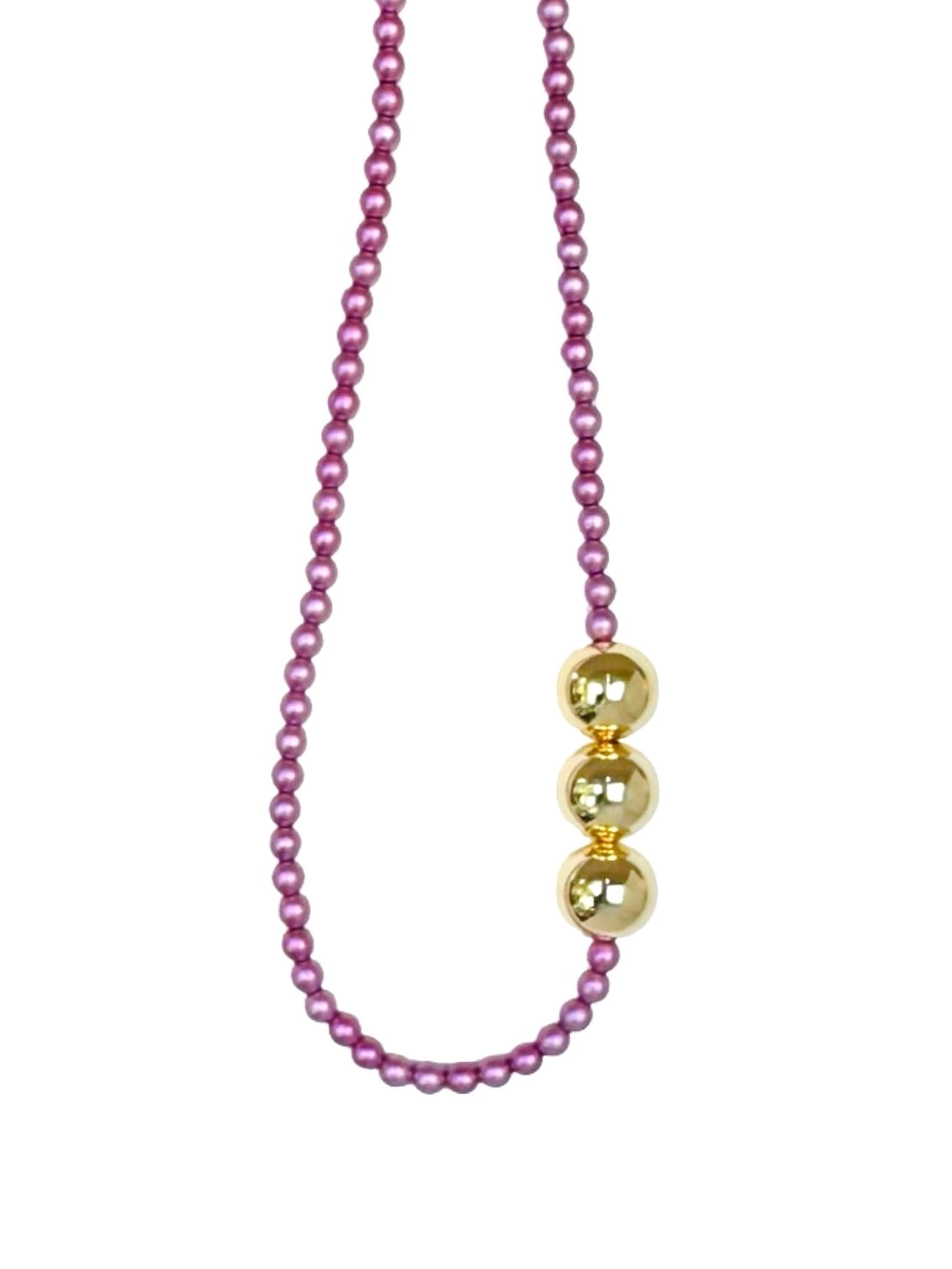 Betty boo purple crystal choker