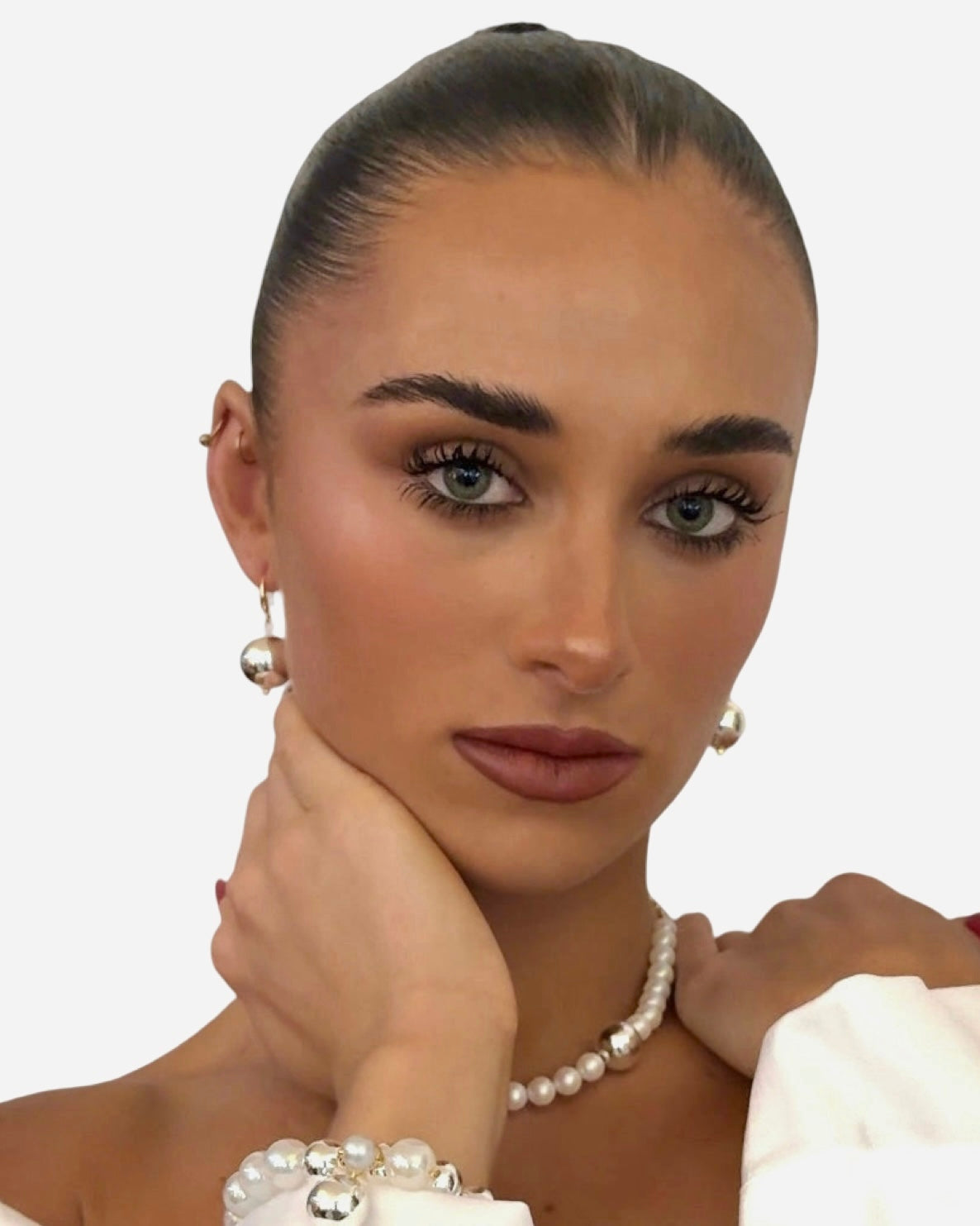 Moana silver drop earrings