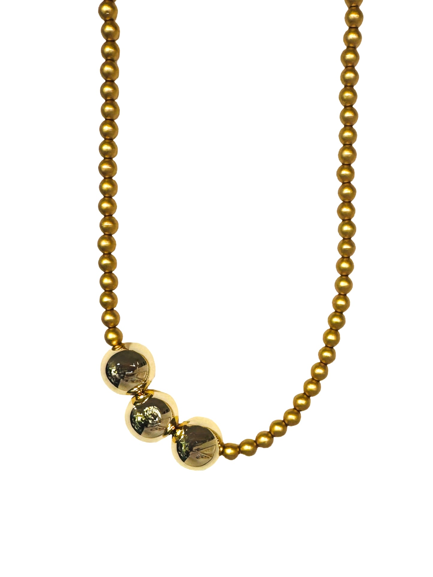 Betty boo gold crystal pearl chocker