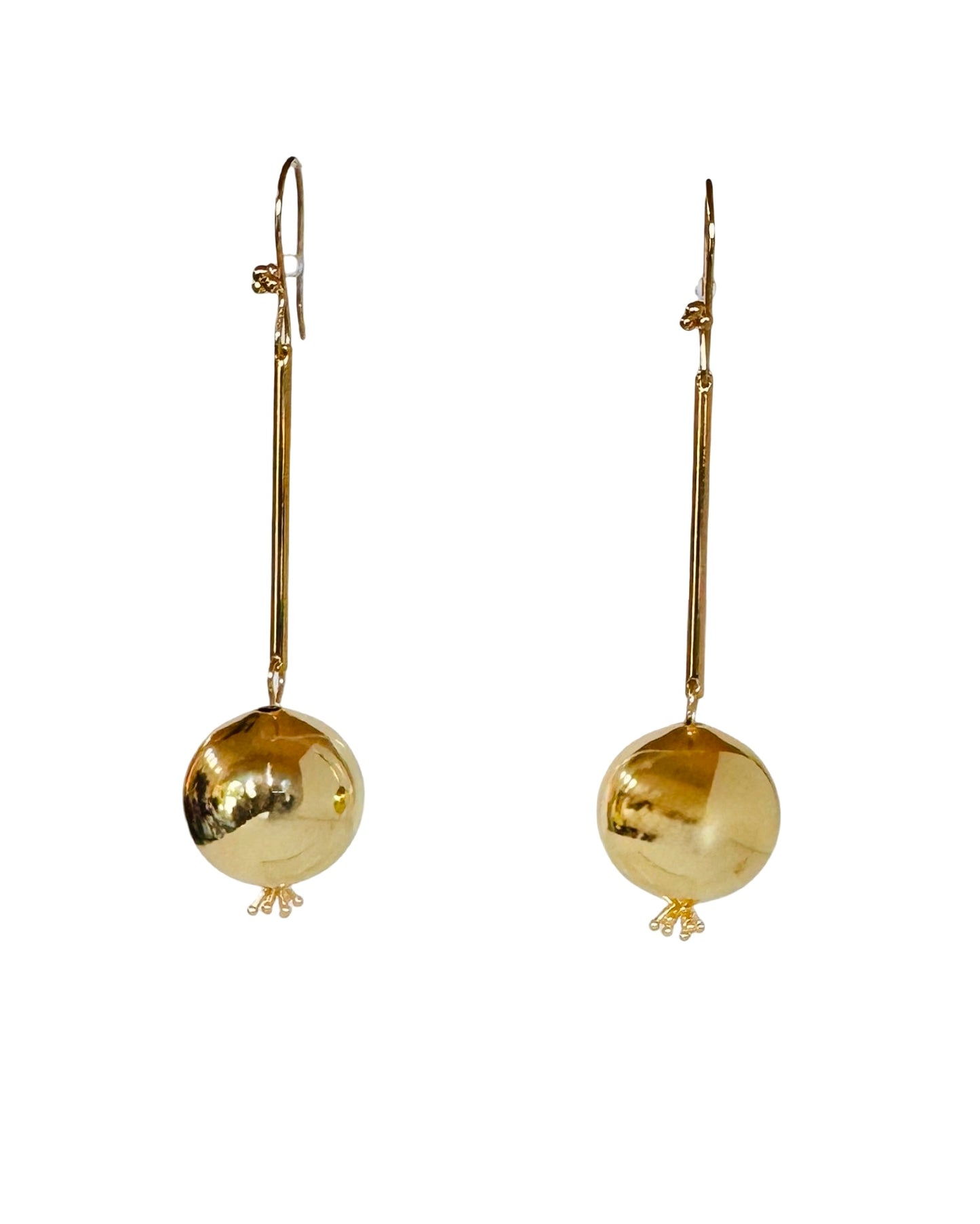 Goldie Long drop earrings