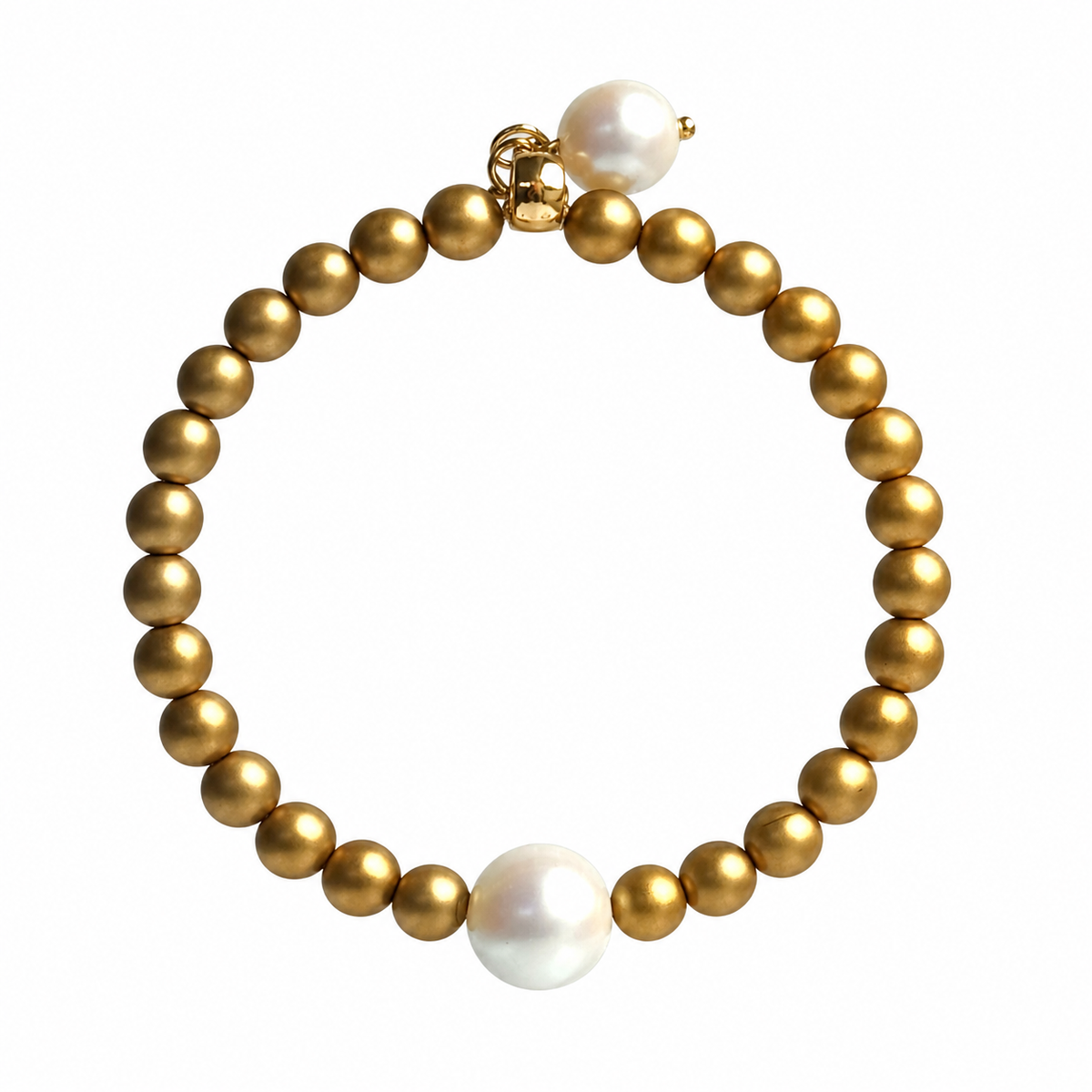 Lush lollipop Matt gold crystal bracelet