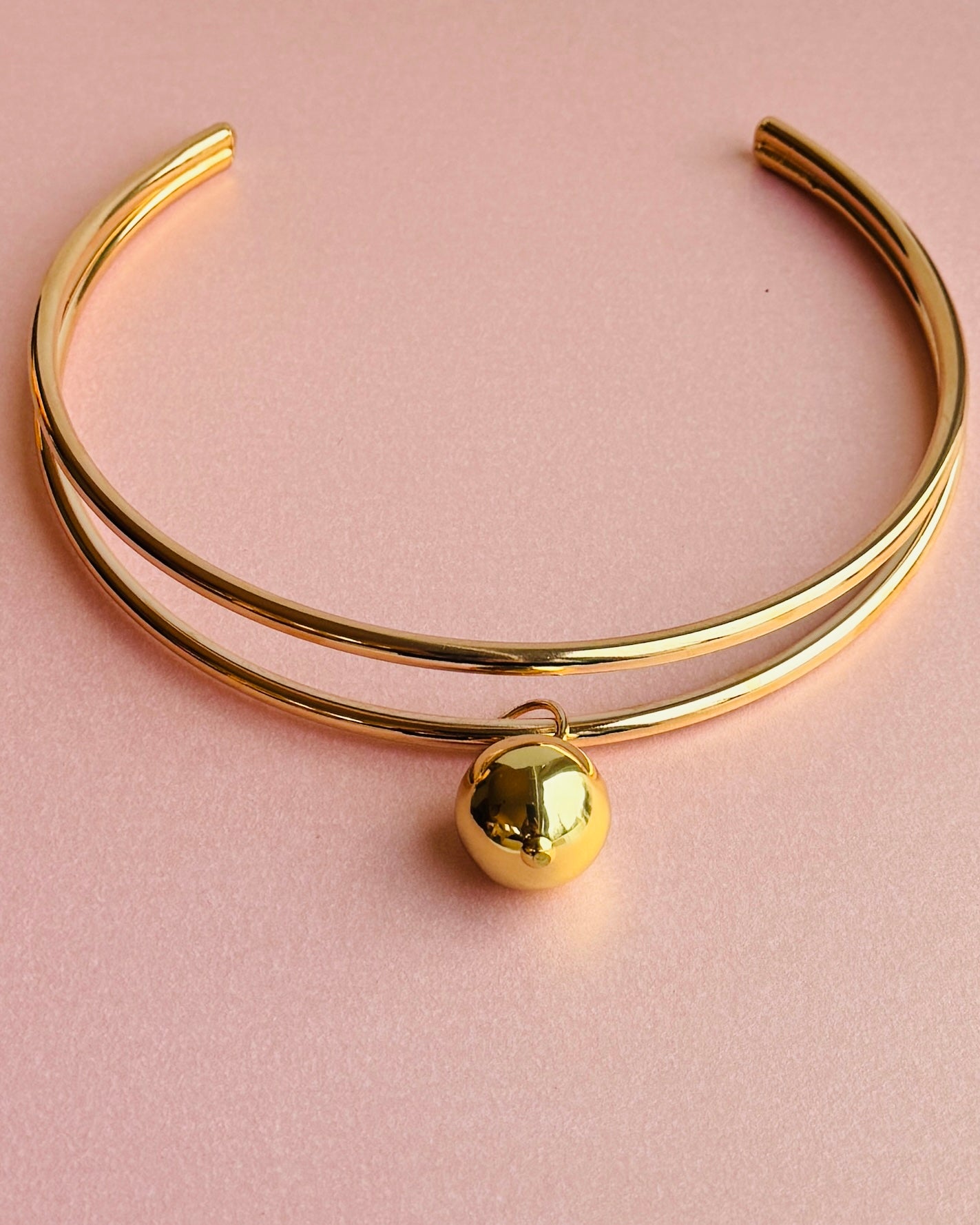 Stella double gold bead chocker