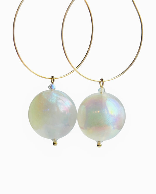 Moonbeam shadow drop hoops