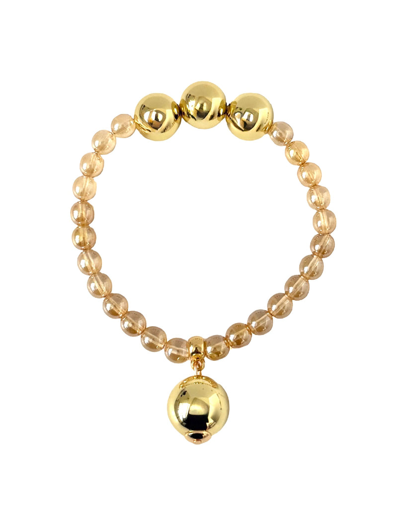 BETTY BOO IRIDESCENT HONEY CRYSTAL BRACELET
