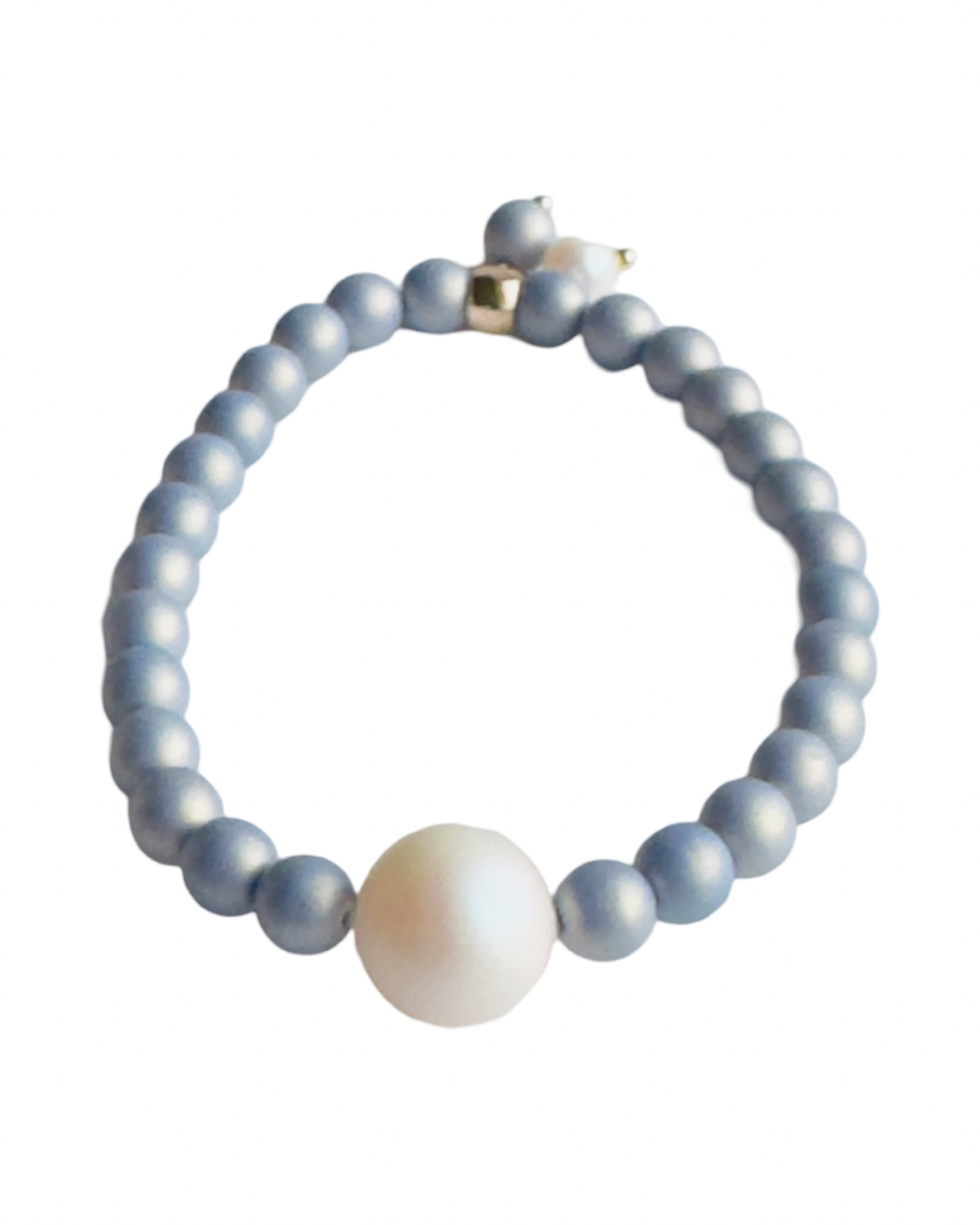 Lush lollipop soft blue crystal pearl bracelet