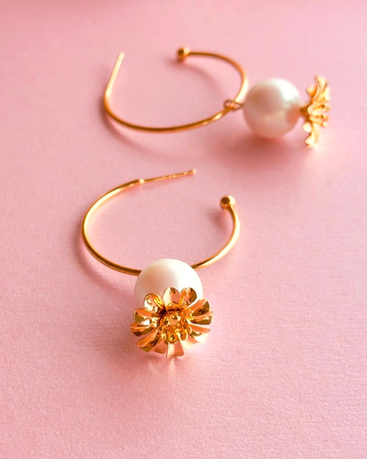 Belinda Pearl hoops