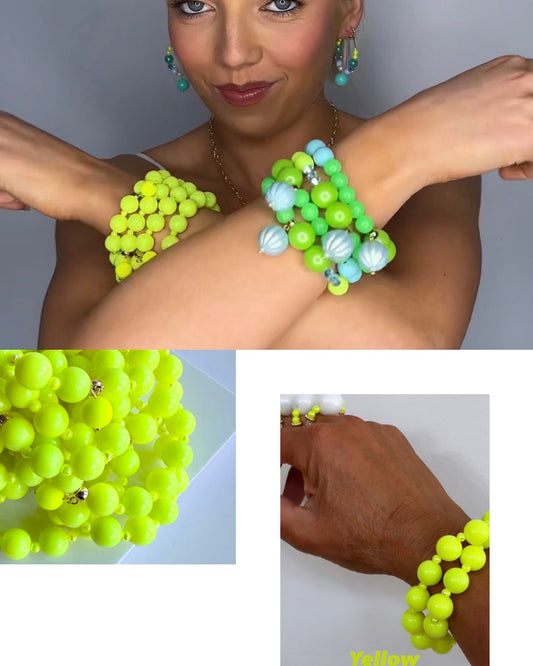 Beau Bracelet in Neon Yellow