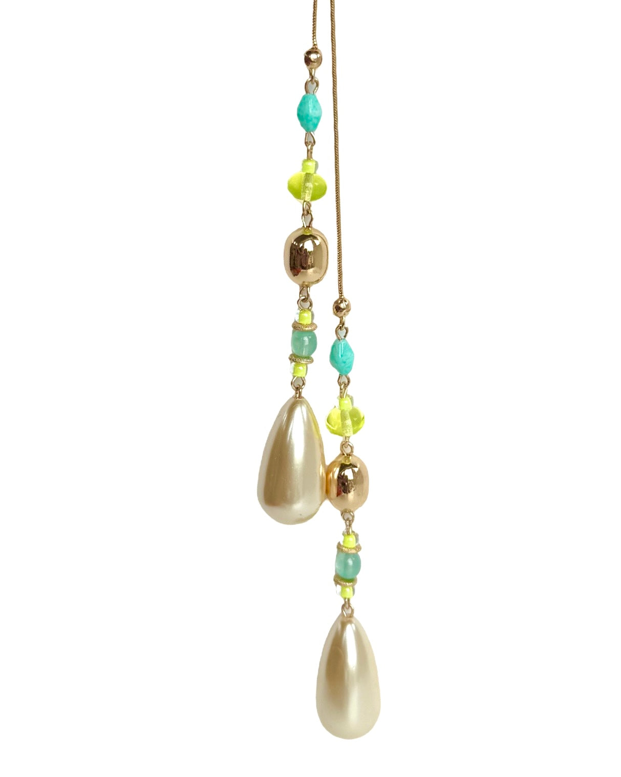 Donatella long drop multi wear necklace