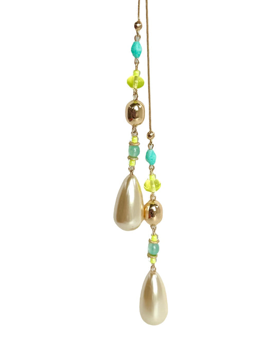 Donatella long drop multi wear necklace