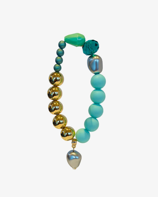 Sugarplum fairy aqua love bracelet
