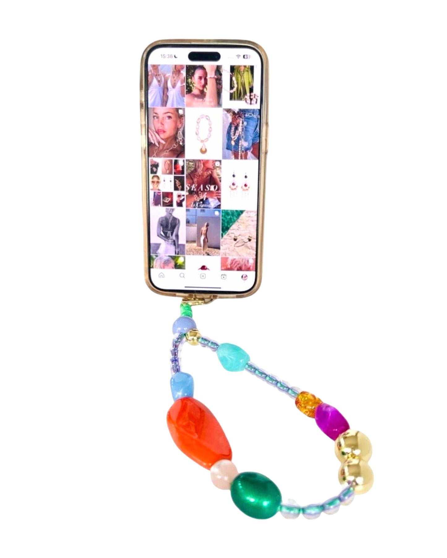 Limited edition Sweet treats beaded phone/bag wrist charm