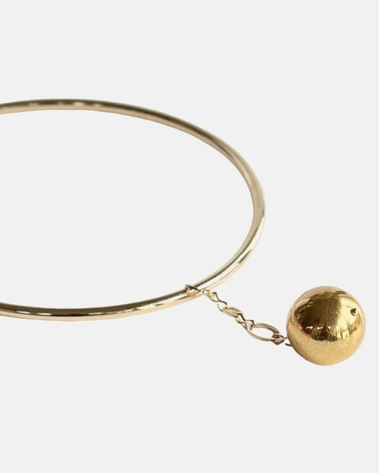 Gold Beaded Ball Choker
