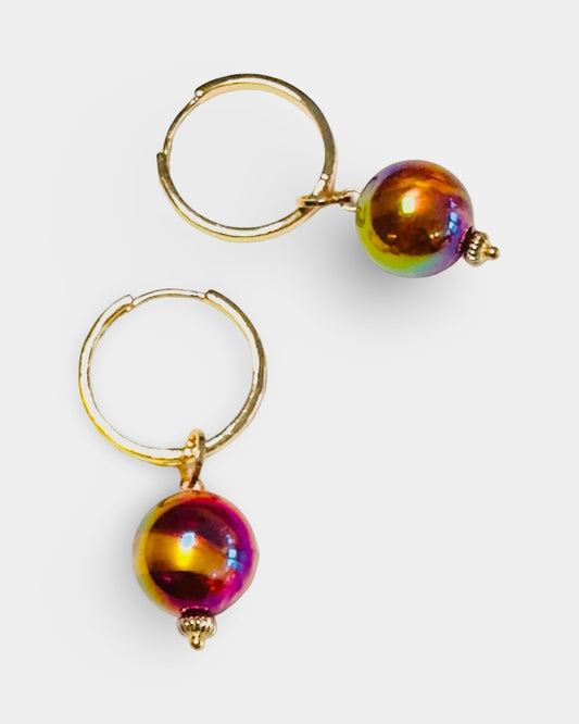 Neri Amber hoops