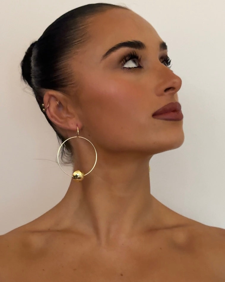 Paola gold hoops