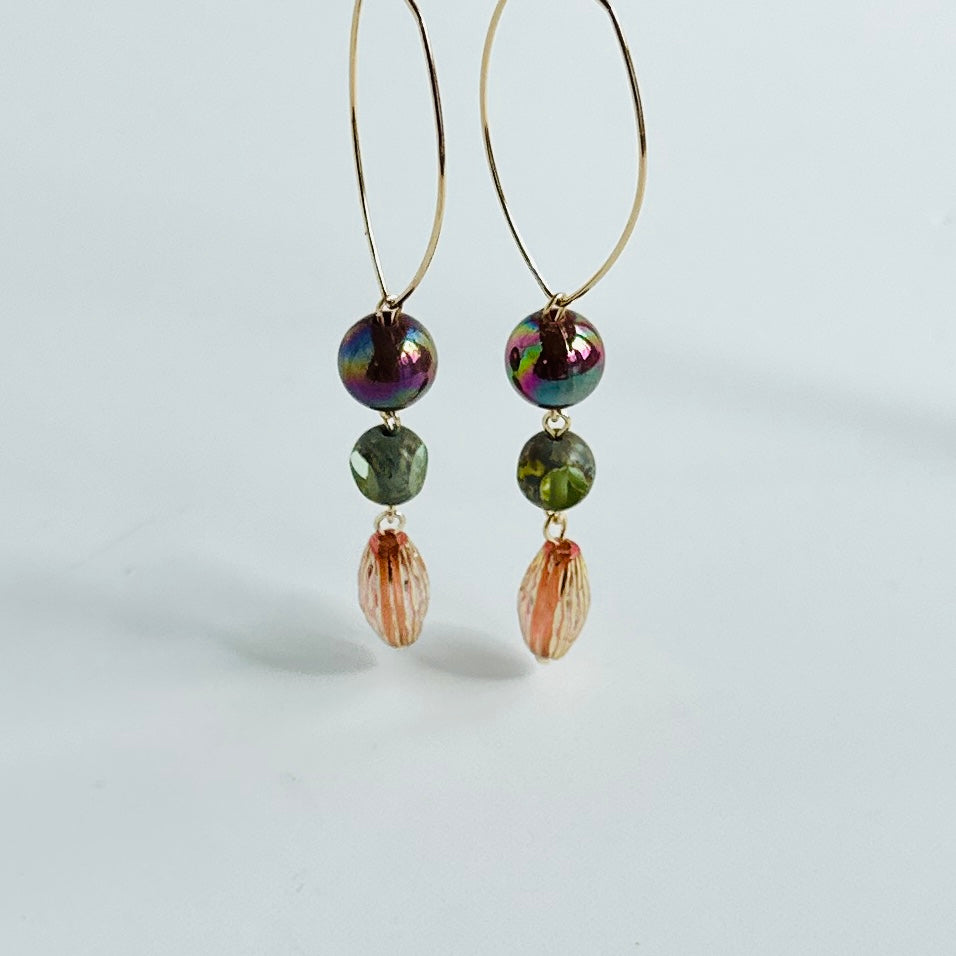 Aesha drop earrings