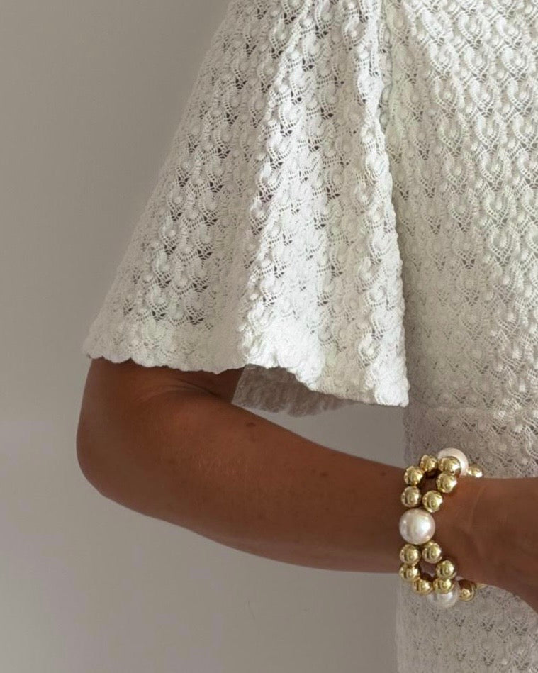 She Sells Sea Shells Vintage Shell Gold Bracelet