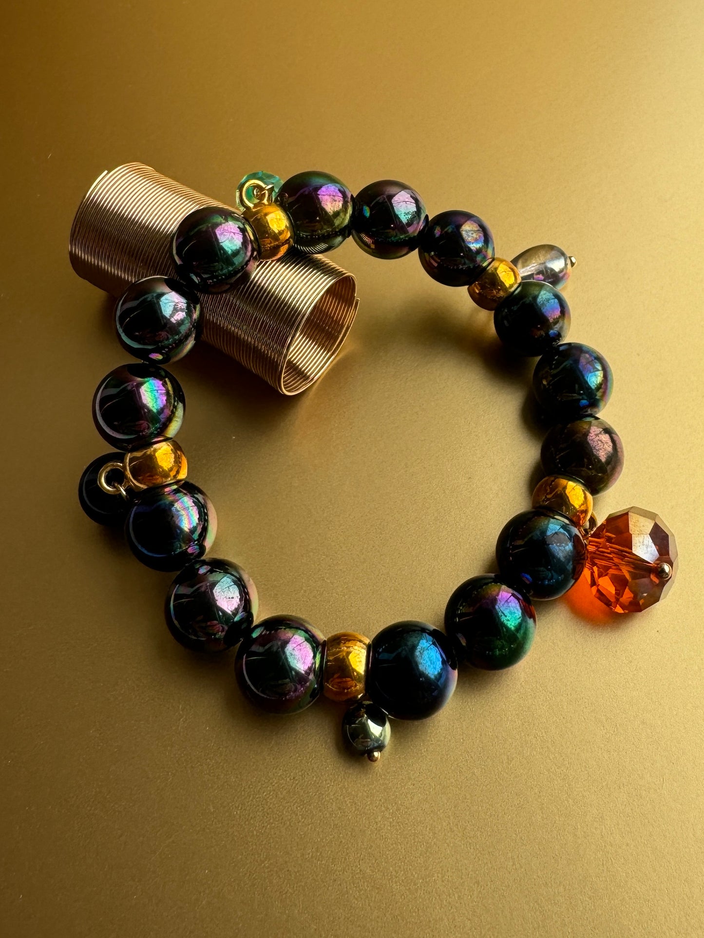 Starlight multi charm crystal bracelet