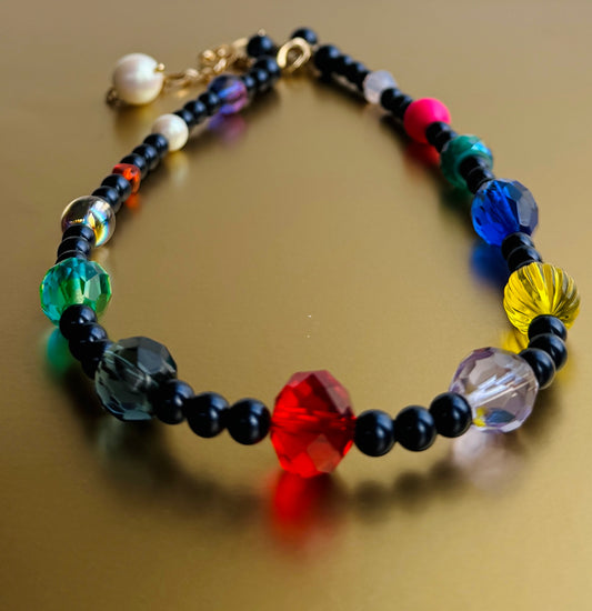Penelope bejewelled beaded pearl multi wear necklace