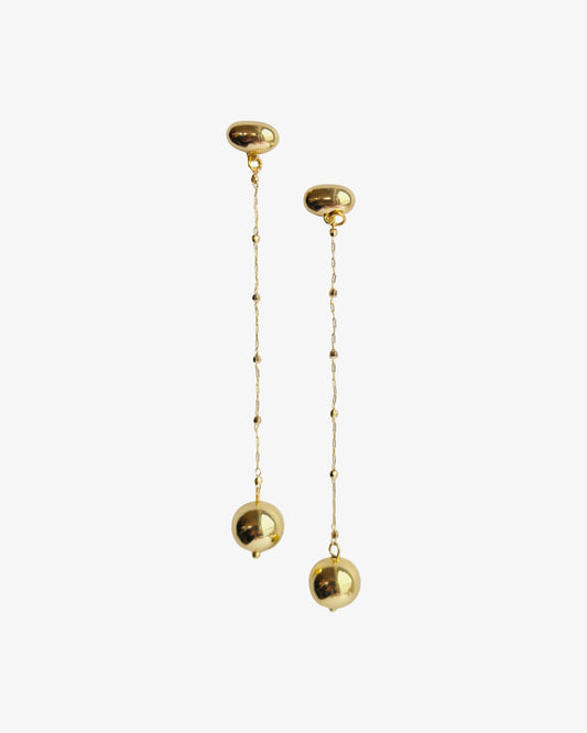 Harriet long drop delicate earrings